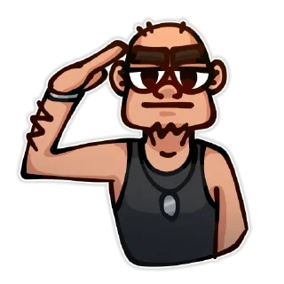 🫡 emoji Simple SandBox Series - @simple_sandbox | @Gamzee_Chert Telegram sticker 10 of 31