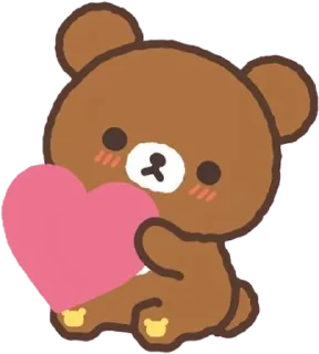 ❤️ emoji медвешато Telegram sticker 7 of 48