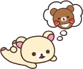 💭 emoji медвешато Telegram sticker 22 of 48