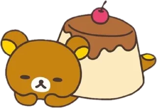 🍮 emoji медвешато Telegram sticker 10 of 48