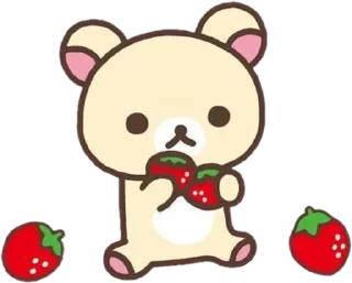 🍓 emoji медвешато Telegram sticker 5 of 48
