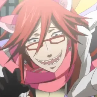 Sticker from Grell (by @meruru)