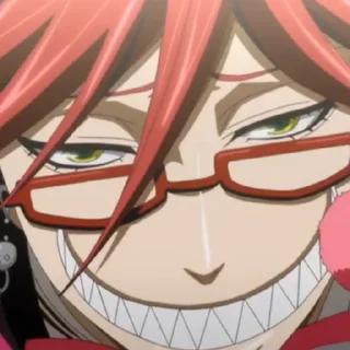 Sticker from Grell (by @meruru)