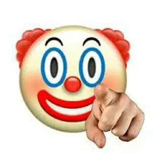 ☺️ emoji 🤡Clown🤡 ➡️ @Ctikerubot Telegram sticker 9 of 36