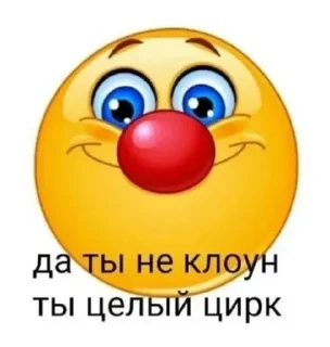 🤡 emoji 🤡Clown🤡 ➡️ @Ctikerubot Telegram sticker 3 of 36