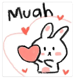 🐰 emoji kitty | @emojis4 Telegram sticker 6 of 118