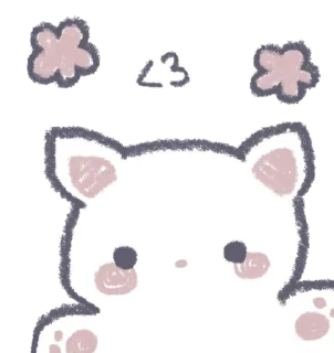 Sticker from kitty | @emojis4