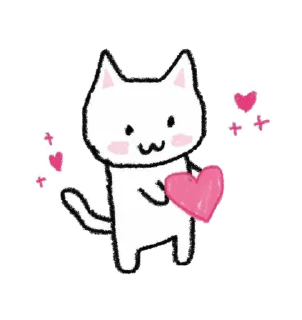 Sticker from kitty | @emojis4