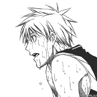 Sticker from Kuroko no Basuke manga @xkysluv