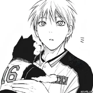 Sticker from Kuroko no Basuke manga @xkysluv