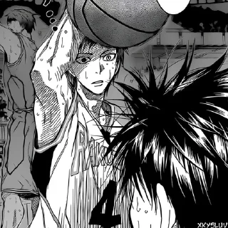 Sticker from Kuroko no Basuke manga @xkysluv