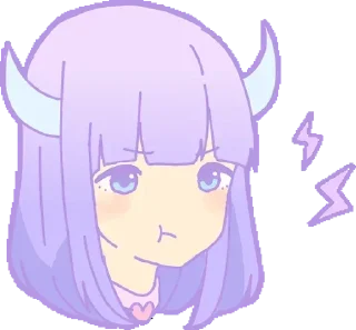 😠 emoji Аниме стикеры|> Telegram sticker 15 of 81