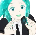 Sticker from phosphophyllite
