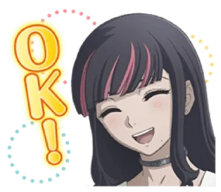 Sticker from Akudama Drive (LINE)