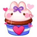 🎁 emoji Bunny Muffin by @GiftChanges Telegram sticker 16 of 100