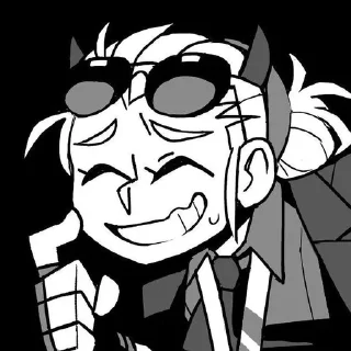 Sticker from Justice and Lucifer.🕶️💋