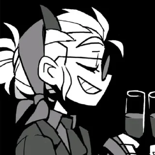 Sticker from Justice and Lucifer.🕶️💋