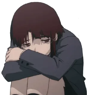 😞 emoji аниме грусть — @stckrRobot Telegram sticker 19 of 120