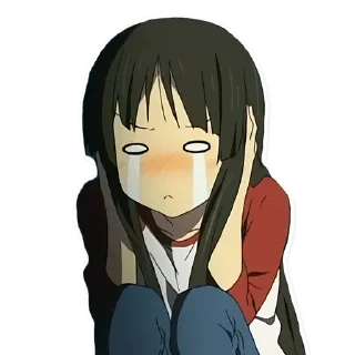 😭 emoji аниме грусть — @stckrRobot Telegram sticker 17 of 120