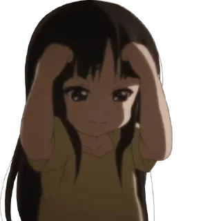 🙁 emoji аниме грусть — @stckrRobot Telegram sticker 10 of 120