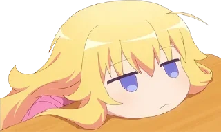 😒 emoji аниме грусть — @stckrRobot Telegram sticker 18 of 120