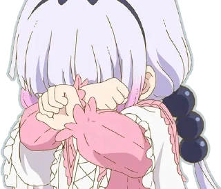 👊 emoji аниме грусть — @stckrRobot Telegram sticker 11 of 120
