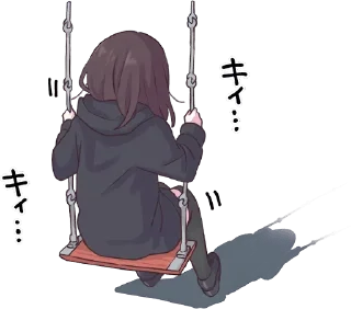 😔 emoji аниме грусть — @stckrRobot Telegram sticker 7 of 120