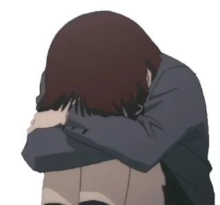 😨 emoji аниме грусть — @stckrRobot Telegram sticker 20 of 120