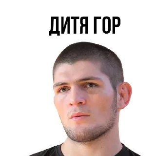 👍 emoji 🥇Khabib Nurmagomedov @stickersb2b Telegram sticker 18 of 20