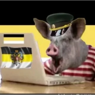 🐷 emoji Анархия Telegram sticker 16 of 18