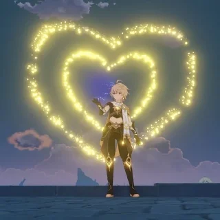 ❤️ emoji Сердечки геншин Telegram sticker 11 of 52