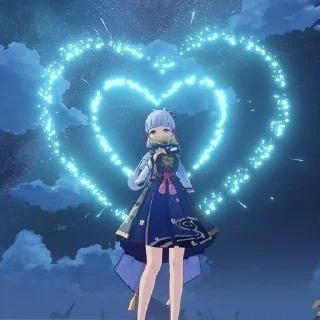 ❤️ emoji Сердечки геншин Telegram sticker 7 of 52