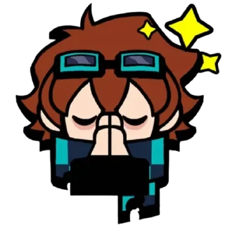 🙏 emoji → 𝐋𝐨𝐥𝐨𝐥𝐨𝐬𝐡𝐤𝐚 𝐁𝐫𝐚𝐰𝐥 𝐬𝐭𝐚𝐫𝐬 Telegram sticker 9 of 12