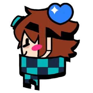 💙 emoji → 𝐋𝐨𝐥𝐨𝐥𝐨𝐬𝐡𝐤𝐚 𝐁𝐫𝐚𝐰𝐥 𝐬𝐭𝐚𝐫𝐬 Telegram sticker 7 of 12