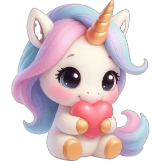 😍 emoji Единорожка :: @dashamut Telegram sticker 9 of 49