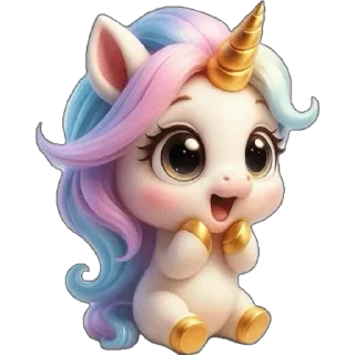 😍 emoji Единорожка :: @dashamut Telegram sticker 1 of 49