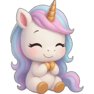 😊 emoji Единорожка :: @dashamut Telegram sticker 6 of 49