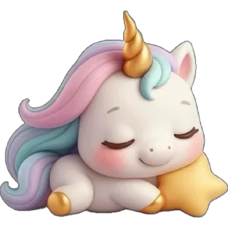 💤 emoji Единорожка :: @dashamut Telegram sticker 24 of 49
