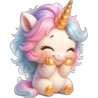 😊 emoji Единорожка :: @dashamut Telegram sticker 13 of 49