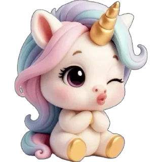 😘 emoji Единорожка :: @dashamut Telegram sticker 19 of 49