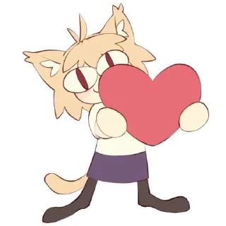 Sticker from ૮ ྀི◞ ﻌ ◟ ྀིა @QwQkitti (💕) @TgEmojiBot