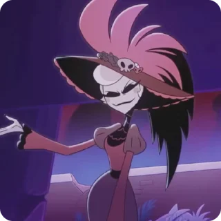 🌟 emoji БОЛЬШЕ ⇨ @CLOOBHUB РОЗИ ОТЕЛЬ ХАЗБИН ROSIE HAZBIN Telegram sticker 6 of 26
