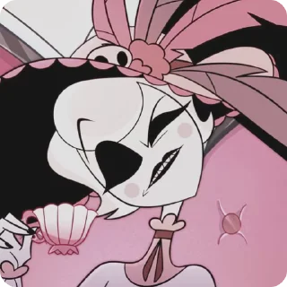 🌟 emoji БОЛЬШЕ ⇨ @CLOOBHUB РОЗИ ОТЕЛЬ ХАЗБИН ROSIE HAZBIN Telegram sticker 20 of 26