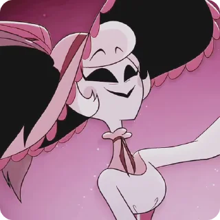 🌟 emoji БОЛЬШЕ ⇨ @CLOOBHUB РОЗИ ОТЕЛЬ ХАЗБИН ROSIE HAZBIN Telegram sticker 7 of 26