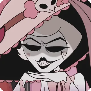 🌟 emoji БОЛЬШЕ ⇨ @CLOOBHUB РОЗИ ОТЕЛЬ ХАЗБИН ROSIE HAZBIN Telegram sticker 10 of 26