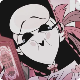 🌟 emoji БОЛЬШЕ ⇨ @CLOOBHUB РОЗИ ОТЕЛЬ ХАЗБИН ROSIE HAZBIN Telegram sticker 13 of 26