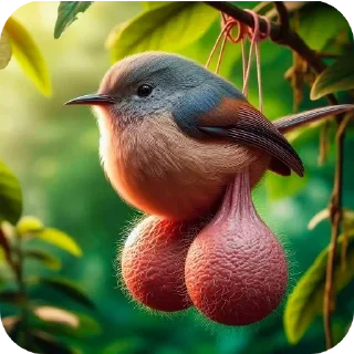 🐦 emoji By @МаСтУр#ОлЯ @MoiStikiBot Telegram sticker 19 of 36