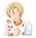 😳 emoji Shokugeki no Souma Telegram sticker 21 of 40
