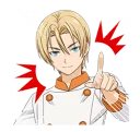 👇 emoji Shokugeki no Souma Telegram sticker 14 of 40