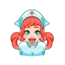 💊 emoji Cute Nurse Telegram sticker 16 of 17